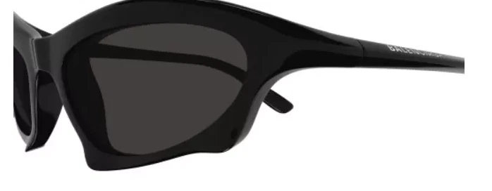 Gafas de sol para hombre Balenciaga BB0229S-001 negras/grises Foto 3 de 3