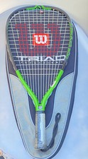 Wilson Triad 200 Green  Black Racquetball Racquet S-SM Grip With Case