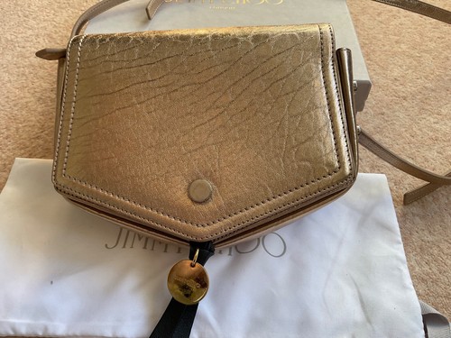 New Jimmy Choo Gold Handbag - Picture 2 of 8