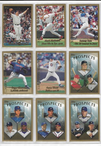 1999 Topps Baseball singles #1 - #242 U-Pick to complete set - Picture 378 of 449