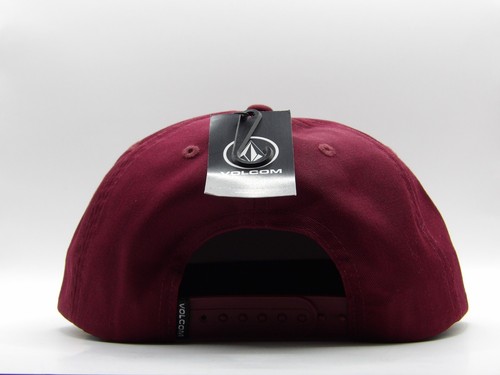 Volcom Moxey Adjustable Snapback Hat Maroon - Picture 4 of 8
