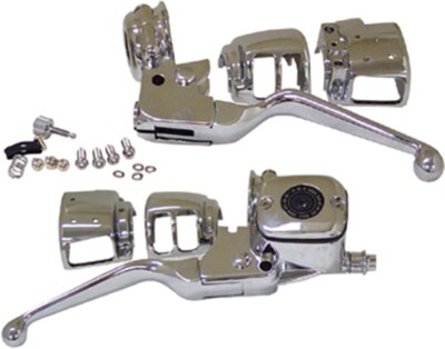 英　1010 Chrome Handlebar Control Kit 11/16