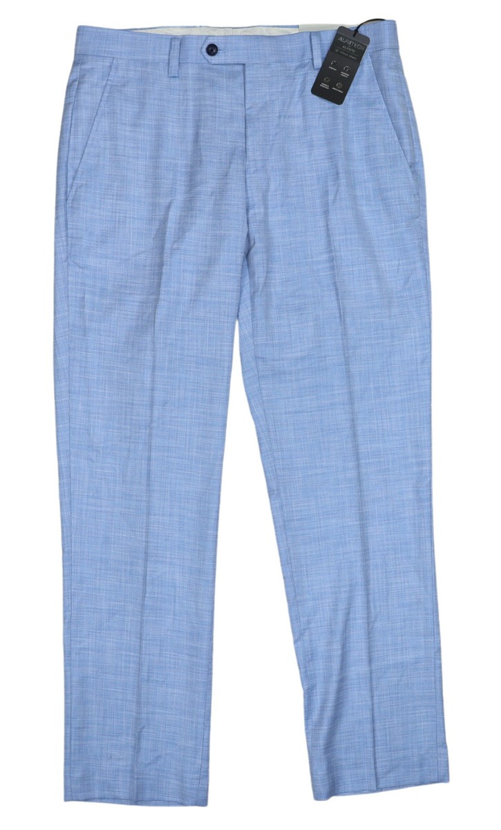 Alfani Men's Slim-Fit Stretch Suit Pants Blue 32 x 30