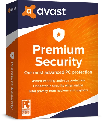 AVAST Premium Security 2026 1 PC 3 años / Internet Security Antivirus avast! DE
