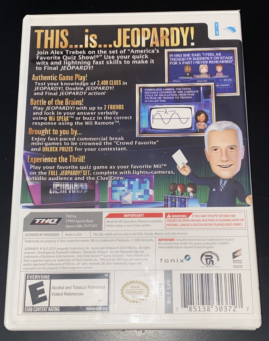 tobacco jeopardy Nervous Smokeshop Owners in Compact Limbo Along with the standard quiz show format 😏