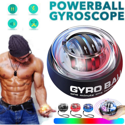 LED Powerball Gyro Handgelenk Ball Trainer Fitness Relax Autostart Gerät - Bild 1 von 21