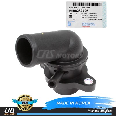 GENUINE Thermostat Housing Fits 99-10 Chevrolet Aveo Daewoo Lanos OEM 96282726