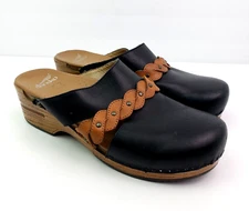 Dansko Sherise Heritage Womens Size EU 41 US 10.5-11 Leather Slip On Clog Shoes