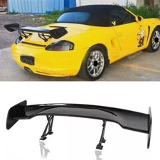Black 46 Rear Trunk Gt Racing Spoiler Tail Wing For Porsche Cayman Boxster