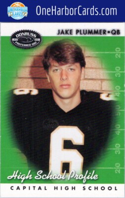2000  Donruss Preferred Capital High School Eagles  #61 Jake Plummer