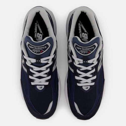 New Balance 990v6 Hecho en EE. UU. AZUL MARINO Plateado ~Talla 11 D (Mediano) Nuevo en Caja M990NV6 - Imagen 4 de 5