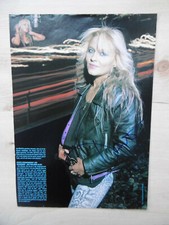 Doro Pesch Autogramm signed A4 Magazinbild