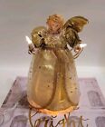 Light-Up Angel Christmas Tabletop Display/Accent Light Porcelain Head Golds 10"