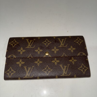 Louis Vuitton Vintage Wallet CA0965 Canvas Monogram