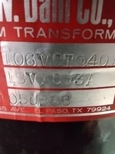 Peter W. Dahl, Co. Transformer, Primary 120/240 VAC  -    