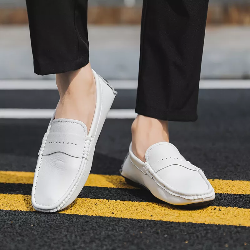 Mens Summer Casual Loafers Shoes Slip On Moccasins Breathable