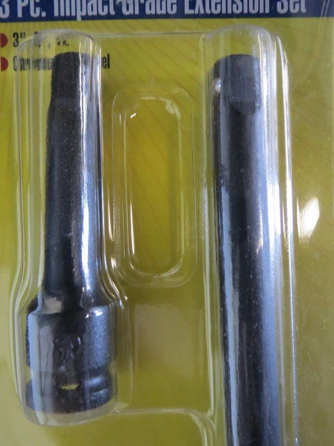 Great Neck 336 25224 3 Pc. Impact Grade Extension Set 3/8" Drive - Image 2 of 3