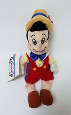 Vintage Disney Mini Bean Bag Pinocchio 8" Walt Disney Hang Tag Multicolor