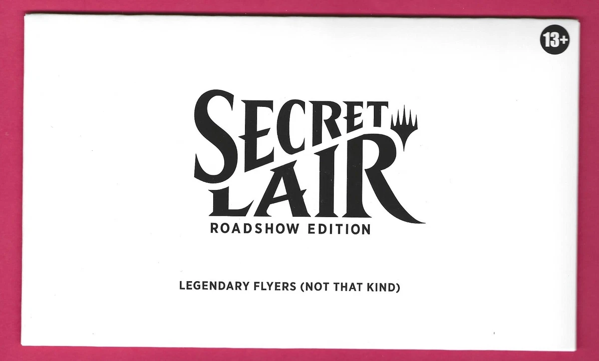 MTG Secret Lair LEGENDARY FLYERS (NOT THAT KIND) [SEALED FOIL] MagicCon