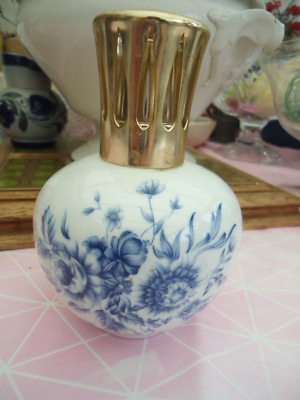 Lampe berger Paris Artoria Limoges décor floral