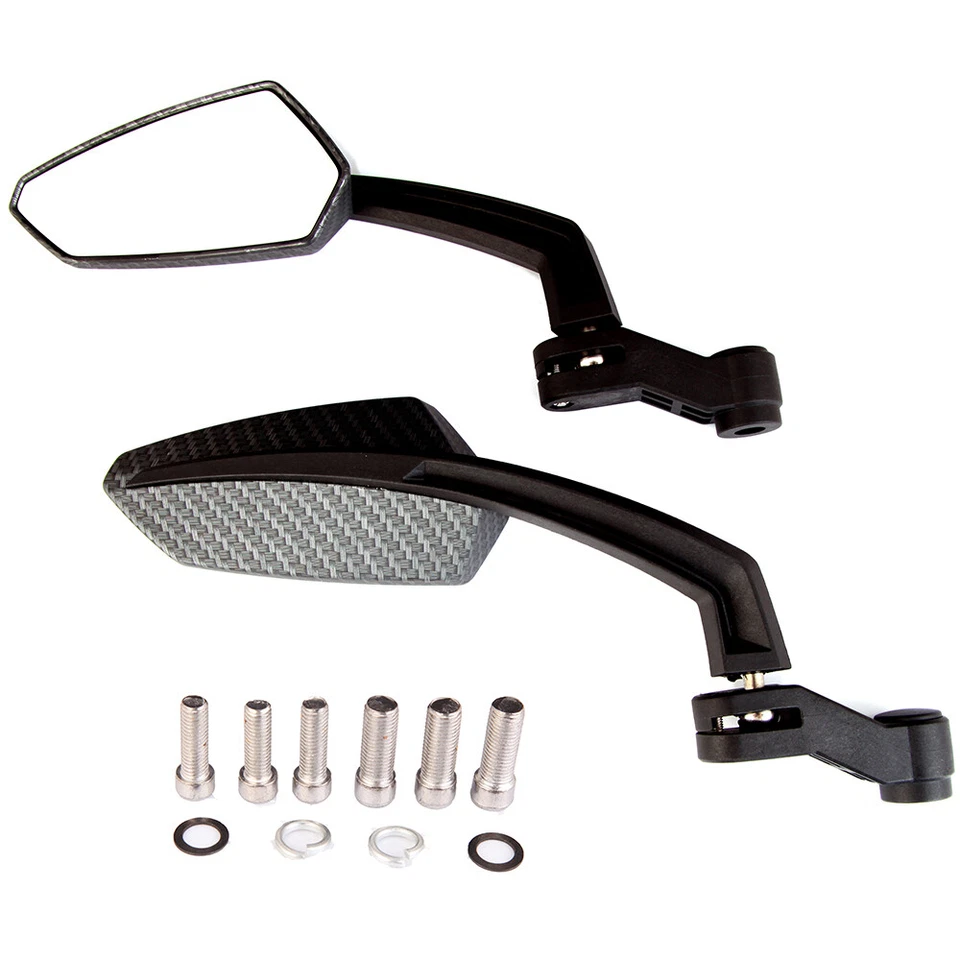 Espejos retrovisores de carbono para motocicleta Honda MSX125 Grom PCX125 CB 125F 750 Foto 2 de 4