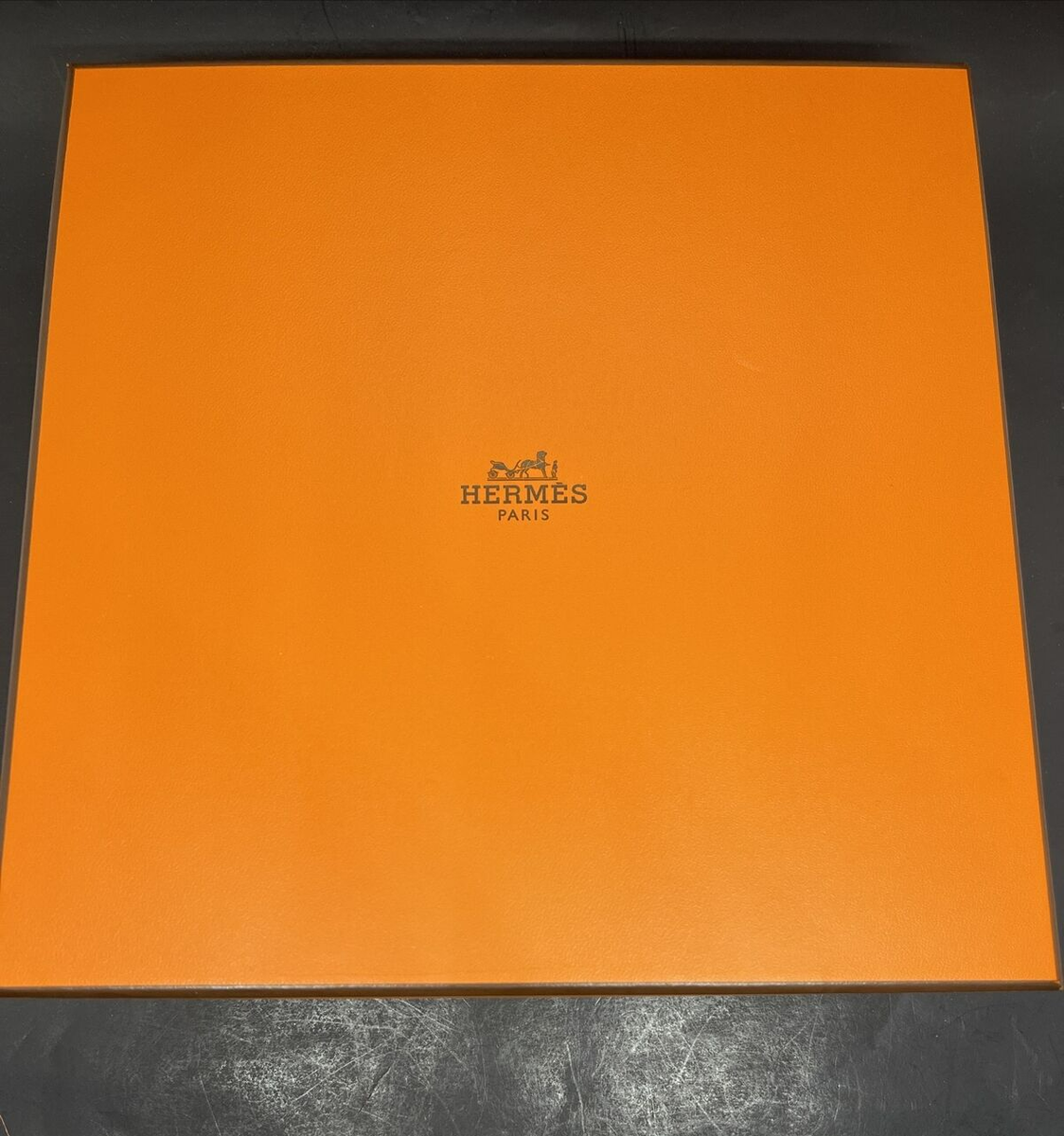 Genuine Hermes Box Empty with Padded interior 9”x9”x3” | eBay