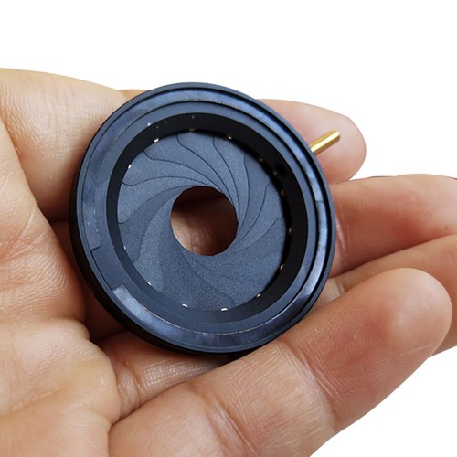 Adjustable Diaphragm Mechanical Iris Aperture Camera Microscope Module 1.5-25mm - Picture 4 of 6