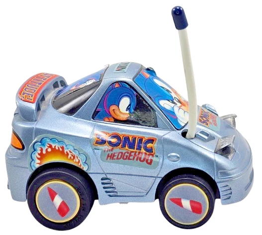 Coche de radiocontrol Sonic the Hedgehog Nikko coleccionable Sega incompleto de colección no funciona Foto 4 de 4