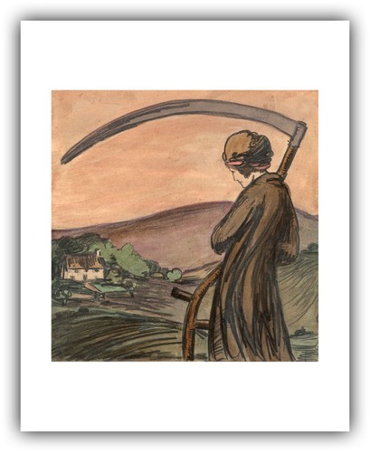 Pamela Colman Smith : "Time" (c.1907) — Giclee Fine Art Print ; occult - Picture 5 of 7