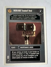 Star Wars CCG Premiere WB WED15-1662 "TREADWELL" DROID FS Eligible Dollar Rare