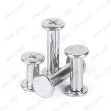 304 Stainless Steel Chicago Screws Kit Binding Screws Studs Rivets M4 M5