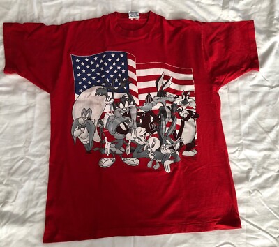 Warner Brothers  1995 Looney Tunes Characters  T Shirt Jerry Leigh #2456