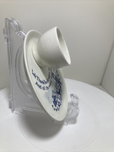 Delft Blue Royal No. 1914 Small Plate & Cup 5” Children On Farm - Picture 5 of 8