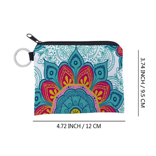 Zipper Mini Purse Wallet For Girls Card Change Bag Key Coin Pouch Cartoon - Picture 4 of 24