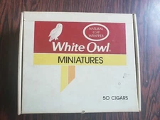 White Owl Miniatures Cardboard Cigar Box 6" x 5" x 2" General Cigar Company