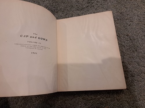 1901 Cap & Gown Yearbook University of Chicago - Bild 2 von 13