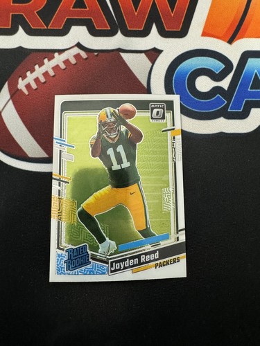 2023 Optic Football Jayden Reed Rated Rookie #239 Packers