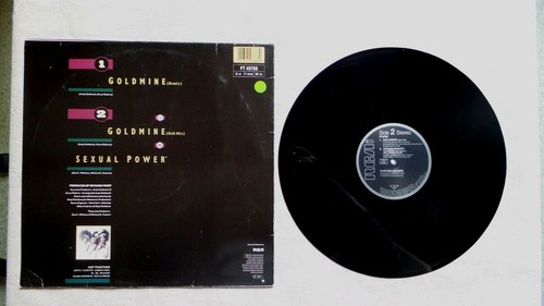 DISQUE VINYLE MAXI 45T 12" / POINTER SISTER "GOLDMINE" 1986 FUNK / SOUL, DISCO - Imagen 2 de 2