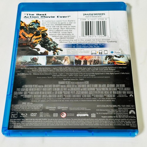 Transformers Dark of The Moon - Blu-Ray + DVD - Picture 3 of 3