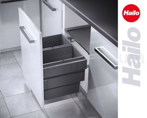 Hailo raccogli rifiuti 60 cm armadio inferiore estratto CS Slide 60.2/56 Cargo Synchro 56 L - Foto 9 di 13