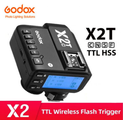 Godox X2T-C X2T-S X2T-N X2T-F 2.4G 1 / 8000s HSS TTL Manueller Funktionsauslöser