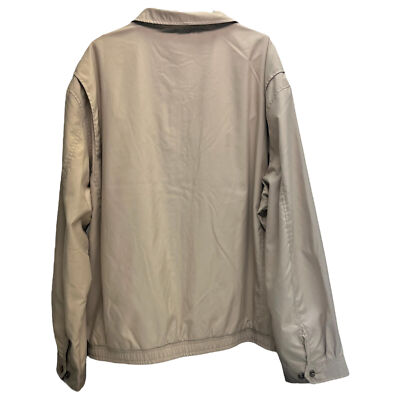 Polo Ralph Lauren Windbreaker Jacket Coat Tan Full Zip Long Sleeve