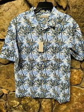 Daniel Cremieux SIGNATURE Leaf Print Short Sleeve Shirt L,XL NWT 85 S95WT302