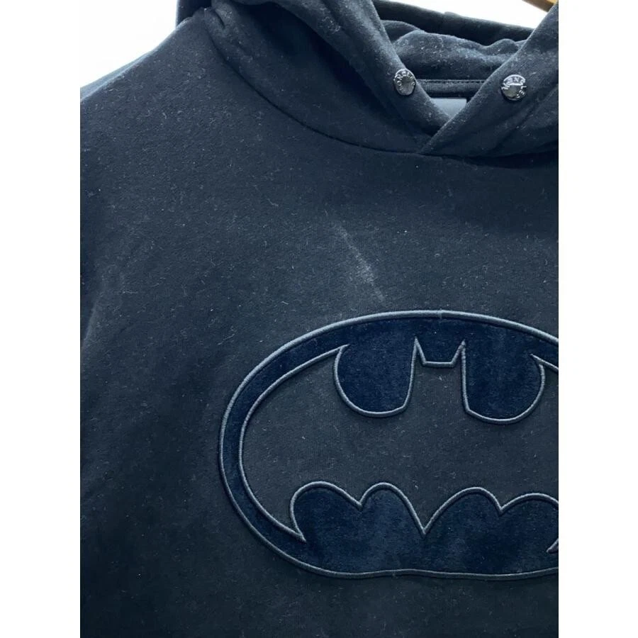 Felpa con cappuccio MONCLER 24AW M cotone nero j20918g00062 Batman usata