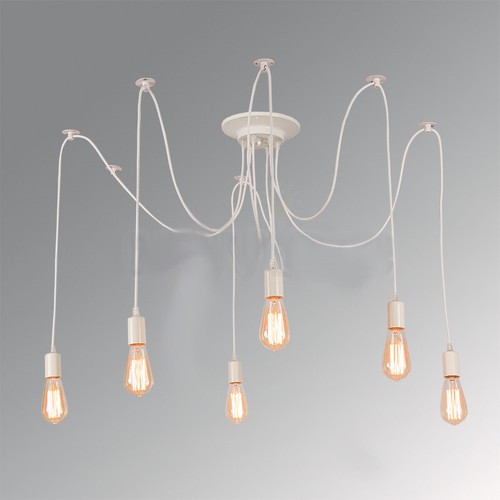 Retro Chandelier Hanging pendant Spider Ceiling Light Lighting fit Edison E27 - Picture 1 of 13