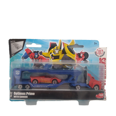 Hasbro Transformers  Optimus Prime Robots in Disguise with Carrier Dickie  Neu