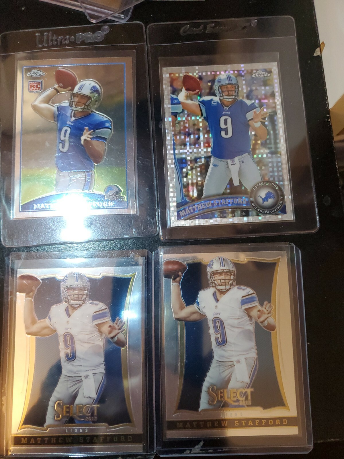 Matthew Stafford 2009 Topps Chrome rookie card +3 xfractor