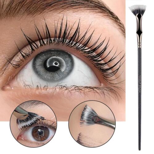 120 ° Abgewinkelte Lüfterförmige Wimpernpinsel, Wimpernpinselpinsel T0H3 J4 D1W2 - Picture 5 of 14