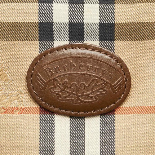 BURBERRY Nova Check shadow horse Tote Bag handbag Women 【Used】 - Picture 8 of 9