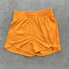 Nike Youth Girls Breezy High Waist Shorts Size XL Orange DX4965
